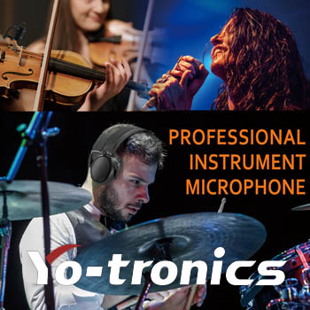 Catálogo de microfones de instrumentos Yo-tronics