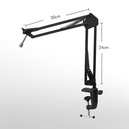 YTA-YH105 多用途麥克風懸臂支夾尺寸