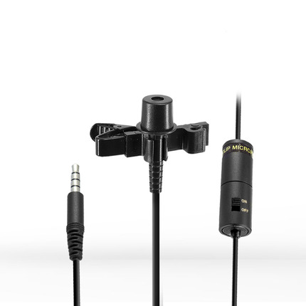 Microfone de clipe de gravata, lapela, microfone condensador