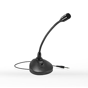 Microfone de paging com controle de swing