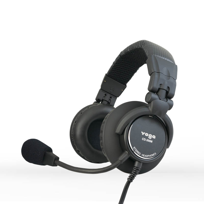 [値下げ] ヘッドホン Yoga製 CD-98PRO モニター向け ほぼ新品 インターホンシステムヘッドホン