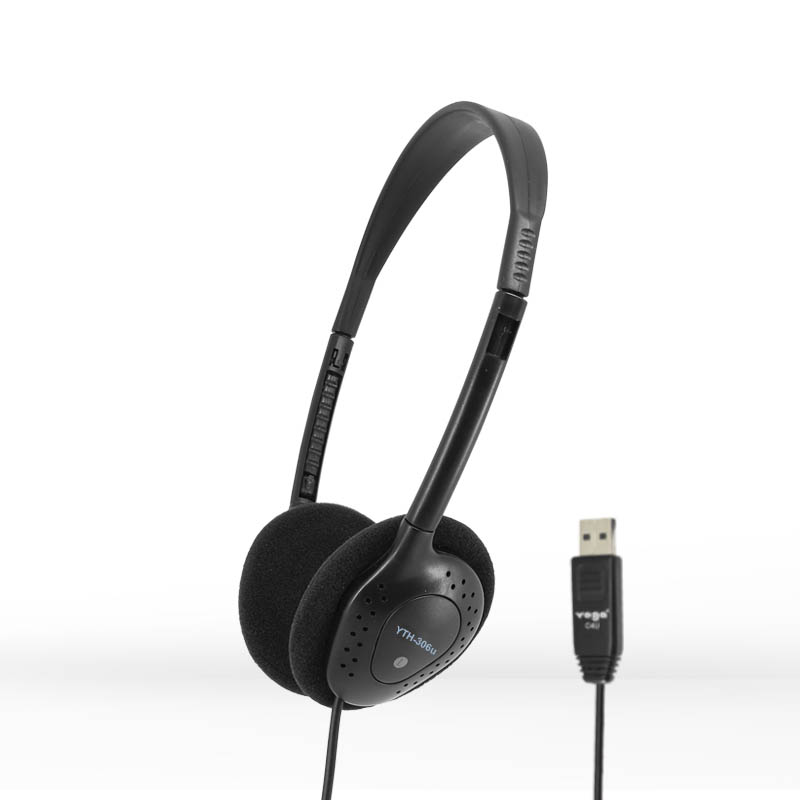 Fones de ouvido estéreo USB, YTH-306u