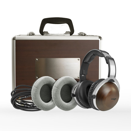 Wooden Closed-Back Hi Res Headphones, CD-2500 - Yo-tronics