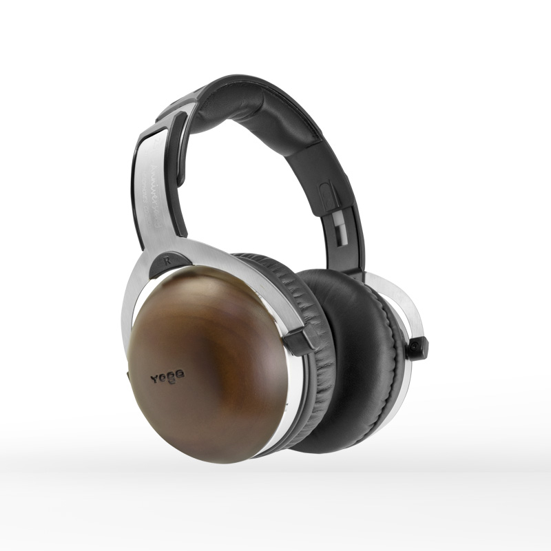 Fones de ouvido fechados de madeira de alta resolução, CD-2500