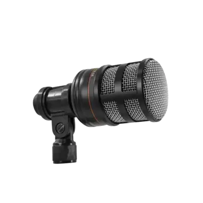 這是一款黑色動圈式大鼓麥克風