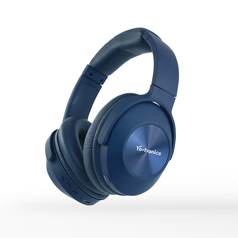 a blue ANC Headphones
