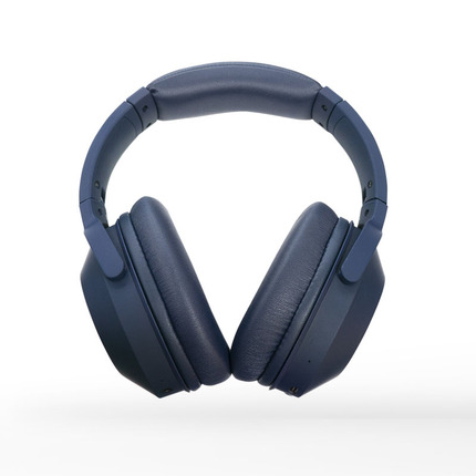 a blue ANC Headphones