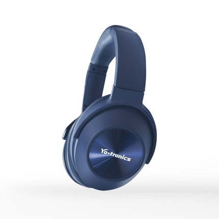 a blue ANC Headphones