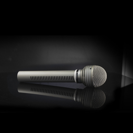 It's a champagne silver microphone
