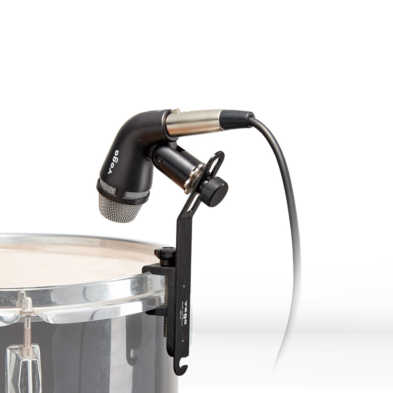 Microphone drum with a fixed seat