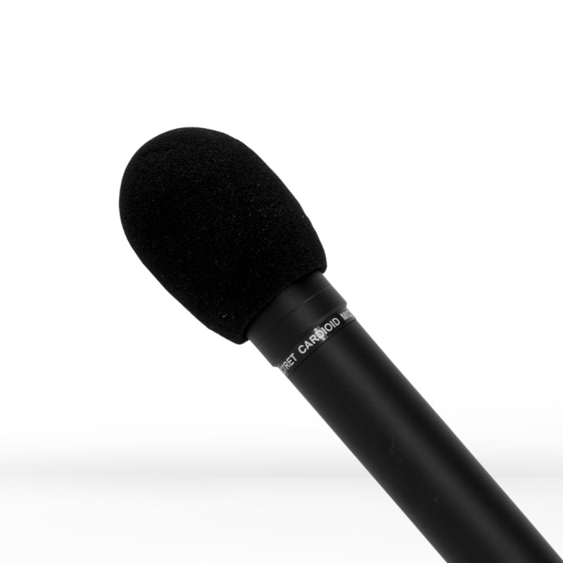 Microfone condensador de diafragma pequeno