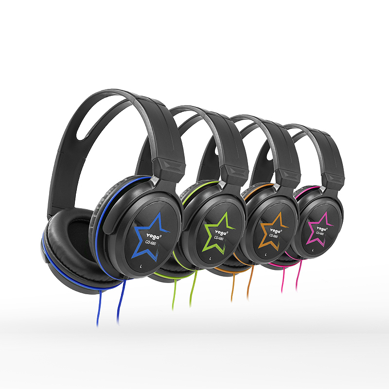 此款舒適輕量感頭戴耳機有4種顏色