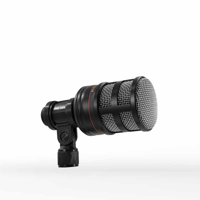 It's a dynamic bass drum microphone in black color